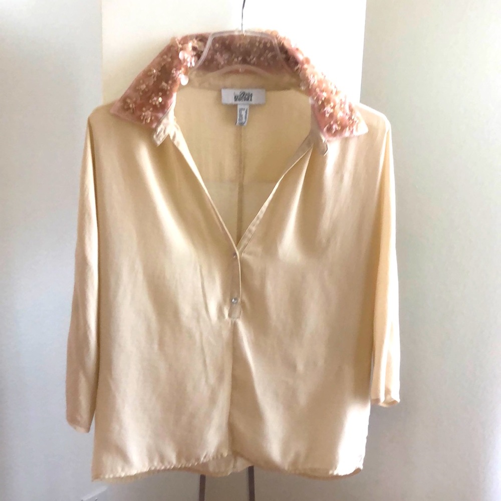 Ladies top, beige, s Small-M